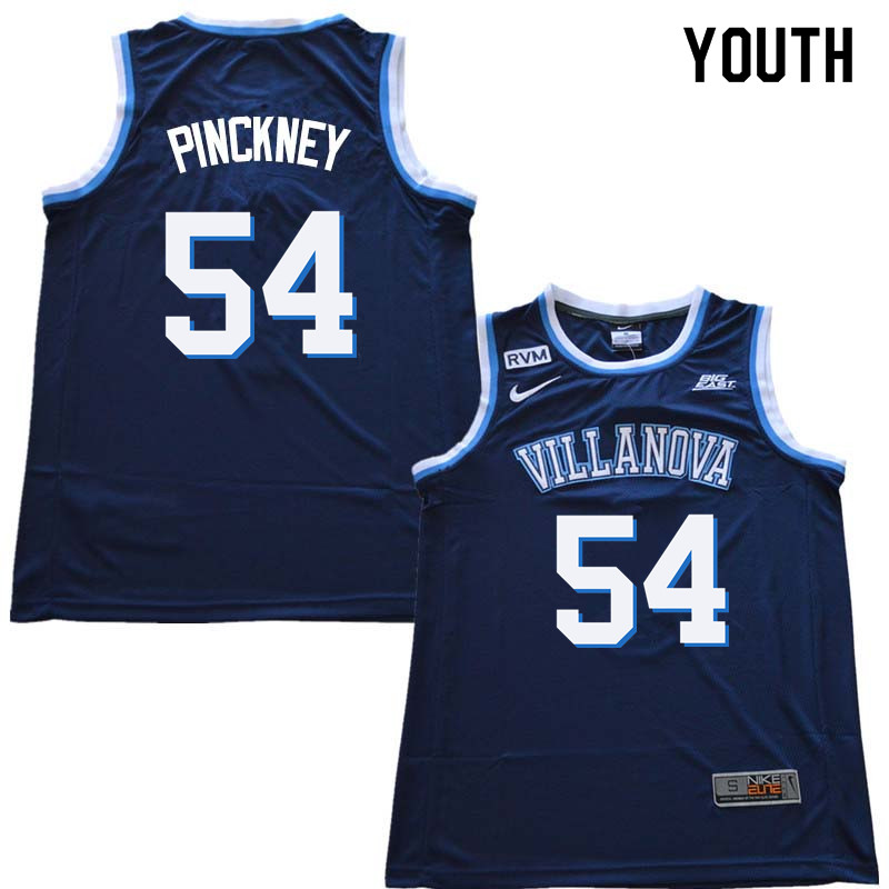 2018 Youth #54 Ed Pinckney Willanova Wildcats College Basketball Jerseys Sale-Navy